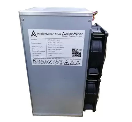 Обломок 190 x 190 x 292mm Canaan Avalonminer 1047 37t 37th/S 16nm